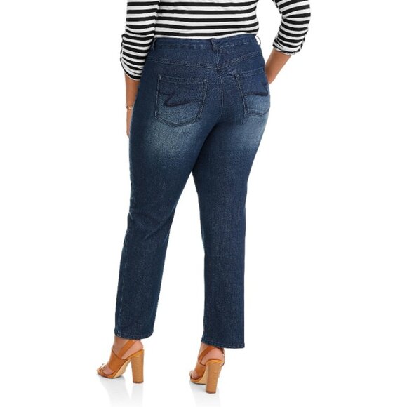 Just My Size Womens Classic Super Soft Stretch Demim Jeans Plus Size 18W NWT - Picture 2 of 3